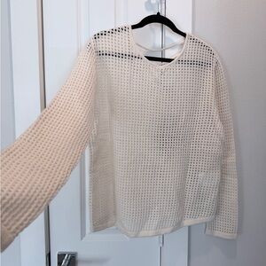 Women's Cream Cashmere Sweater